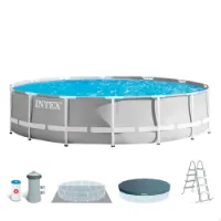 Intex Prisma Frame Round Above Ground With Filter Pool unisex