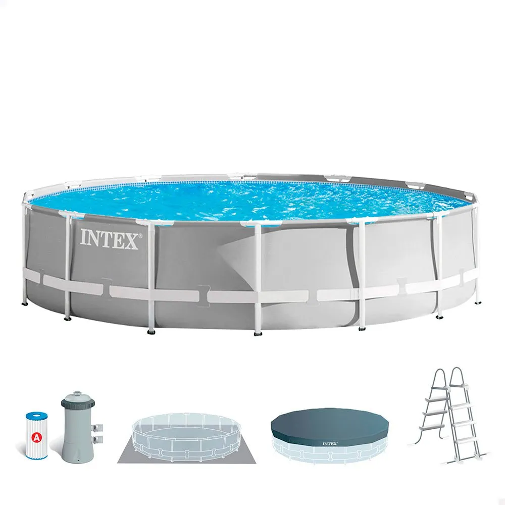 Intex Prisma Frame Round Above Ground With Filter Pool unisex, 427 x 107cm Intex Prisma Frame Round Above Ground With Filter Pool unisex, 427 x 107cm
