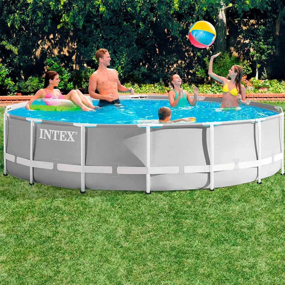 Intex Prisma Frame Round Above Ground With Filter Pool unisex, 427 x 107cm Intex Prisma Frame Round Above Ground With Filter Pool unisex, 427 x 107cm