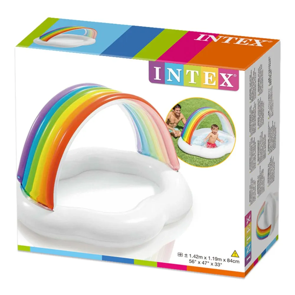 Intex Rainbow Canopy Baby Pool unisex, Multicolor, One Size