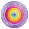 Intex Rainbow Fiesta Beach Ø201cm Luftmadrass För Pool unisex, Multicolor, Ø201cm