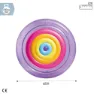 Intex Rainbow Fiesta Beach Ø201cm Luftmadrass För Pool unisex, Multicolor, Ø201cm
