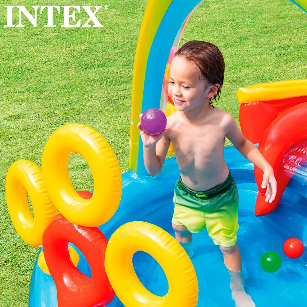 Intex Regnbågspoolen unisex, Multicolor, 297 x 193 x 135cm