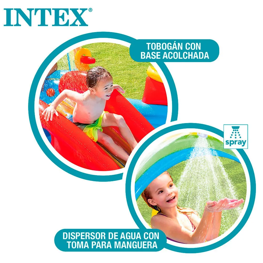 Intex Regnbågspoolen unisex, Multicolor, 297 x 193 x 135cm