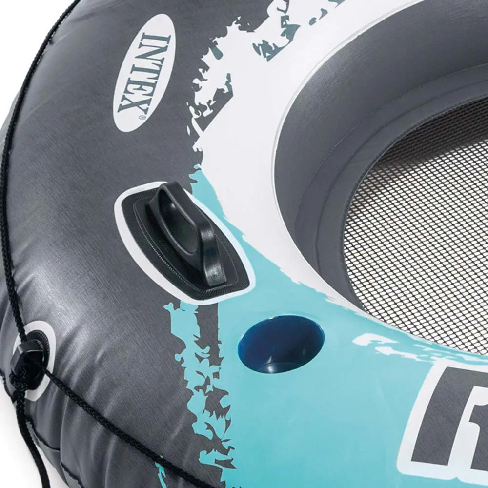 Intex River Run Ø135 Cm Badmadrass unisex, White / blue / grey, Ø135cm Intex River Run Ø135 Cm Badmadrass unisex, White / blue / grey, Ø135cm