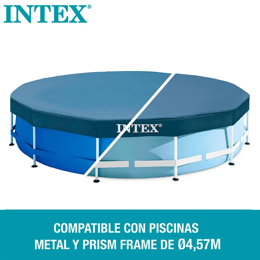 Intex Round Pooldäck unisex, Blue, 457cm