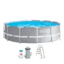 Intex Rund Prismatisk Ovanmarkspool Med Filterpump unisex, 366 x 99cm