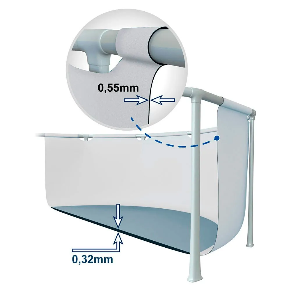 Intex Rund Prismatisk Ovanmarkspool Med Filterpump unisex, 366 x 99cm