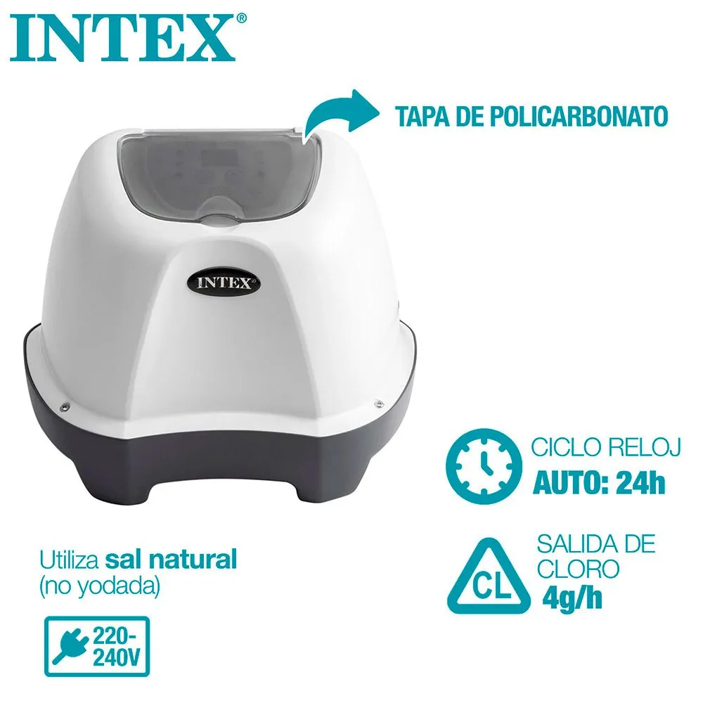 Intex Saltklorinator För Pooler Upp Till 17 M³ unisex, Grey, One Size
