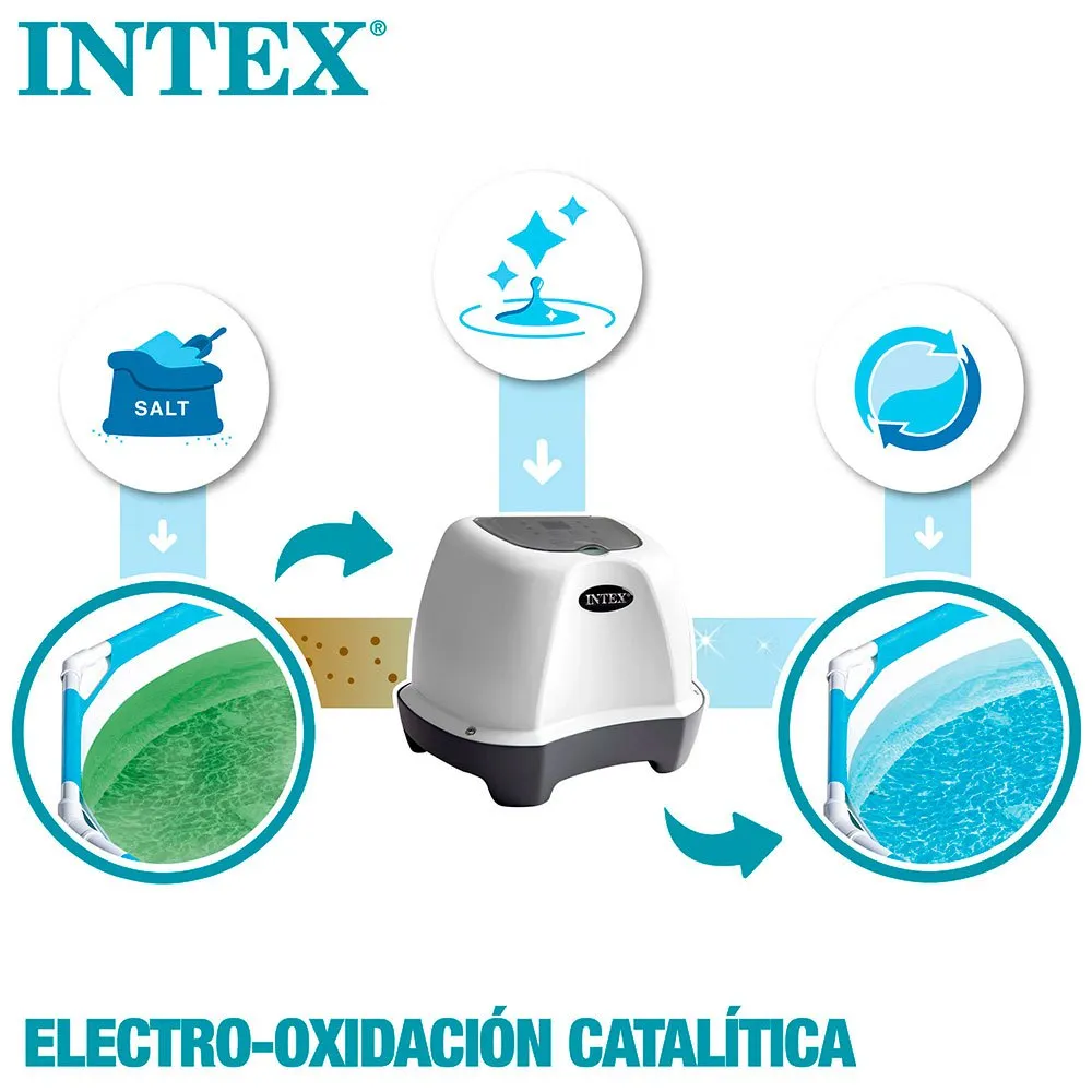 Intex Saltklorinator För Pooler Upp Till 17 M³ unisex, Grey, One Size