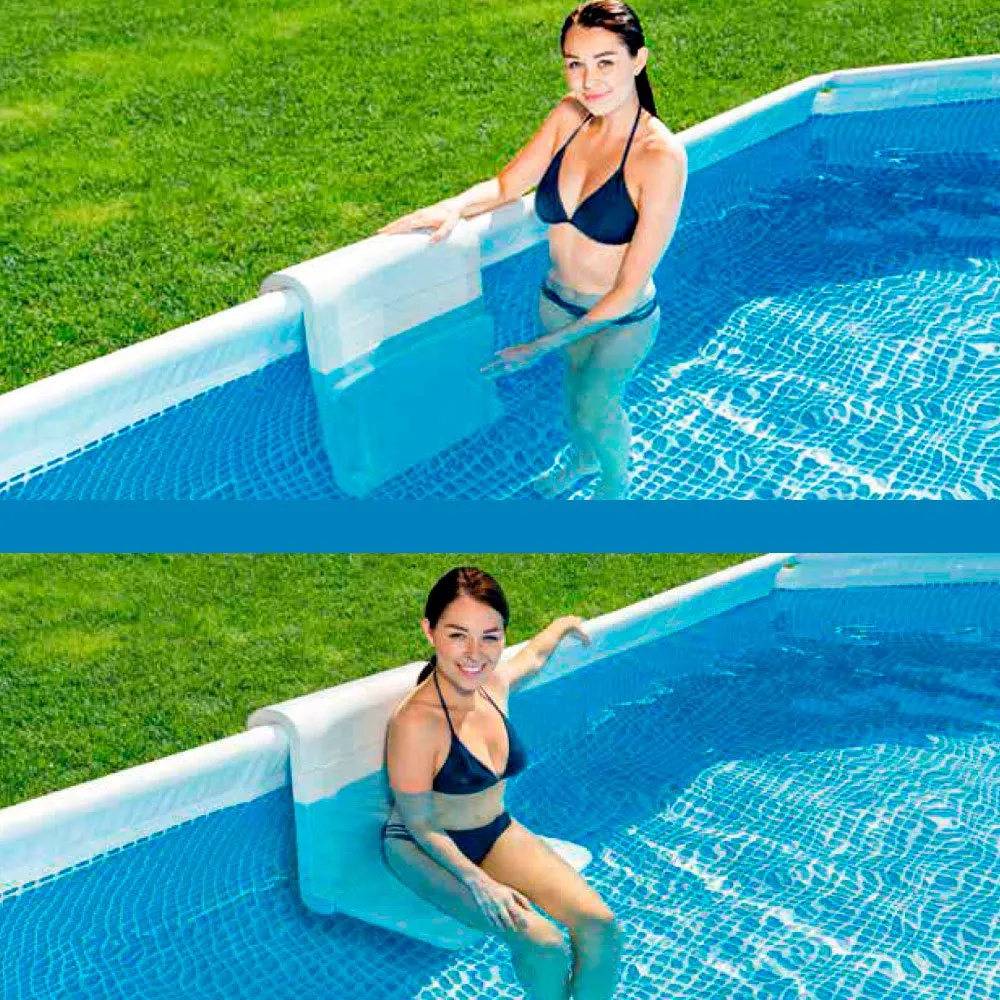 Intex Simbassängstol För Hopfällbara Pooler unisex, White, One Size Intex Simbassängstol För Hopfällbara Pooler unisex, White, One Size