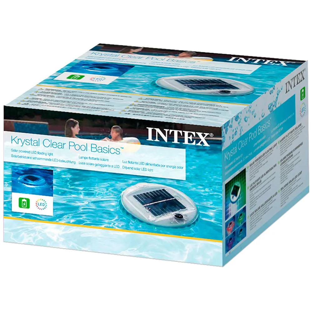 Intex Solar Powered Floating Led Ljus unisex, White / blue, One Size Intex Solar Powered Floating Led Ljus unisex, White / blue, One Size