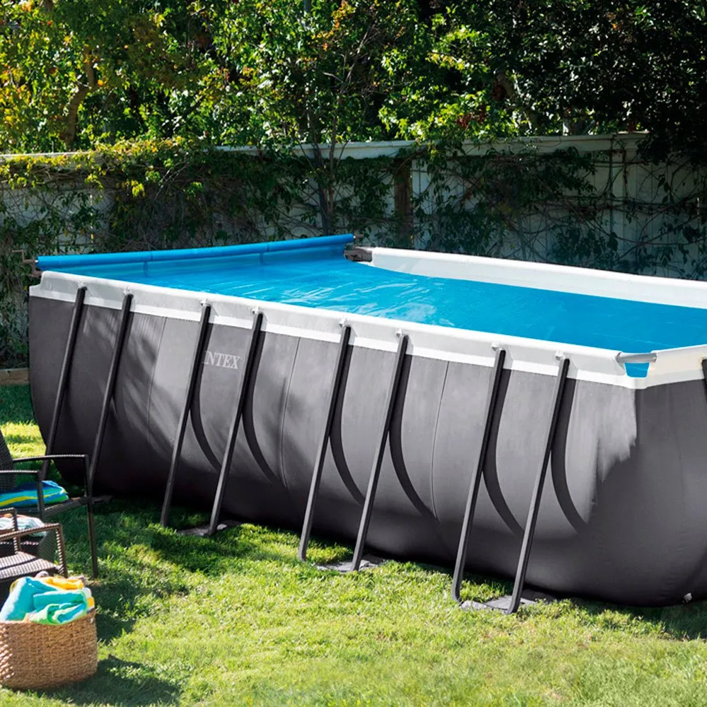 Intex Solaröverdragsrulle För Rektangulära Pooler unisex, Black, 274-488cm
