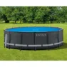 Intex Solfångareöverdrag För Polietilenpool 470 Cm unisex, Black, One Size