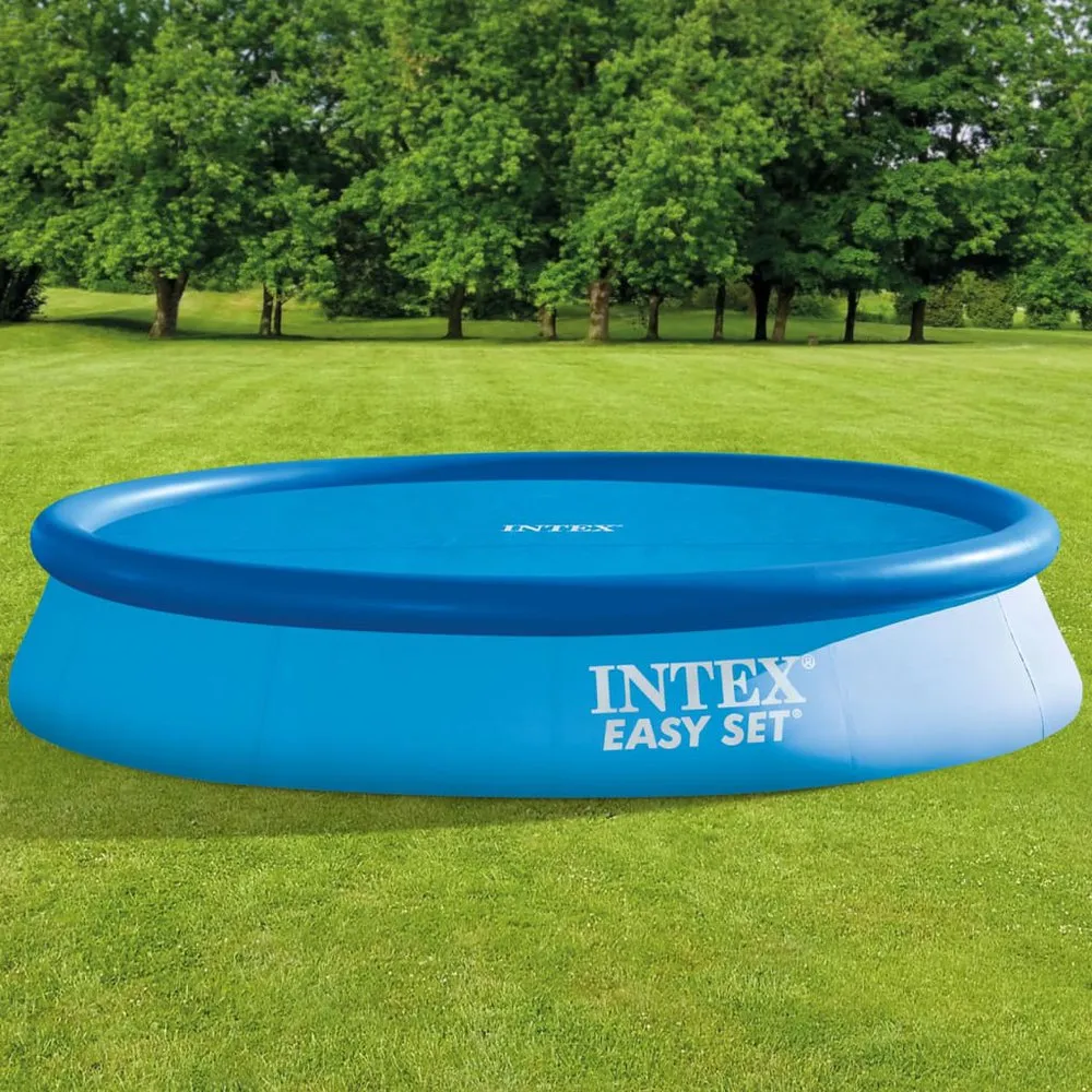 Intex Solfångaröverdrag För Pool I Polyeten 348 Cm unisex, Blue, One Size