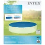 Intex Solfångaröverdrag För Pool I Polyeten 348 Cm unisex, Blue, One Size