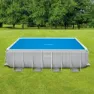 Intex Solfångaröverdrag För Pool I Polyeten 378x186 Cm unisex, Multicolor, One Size