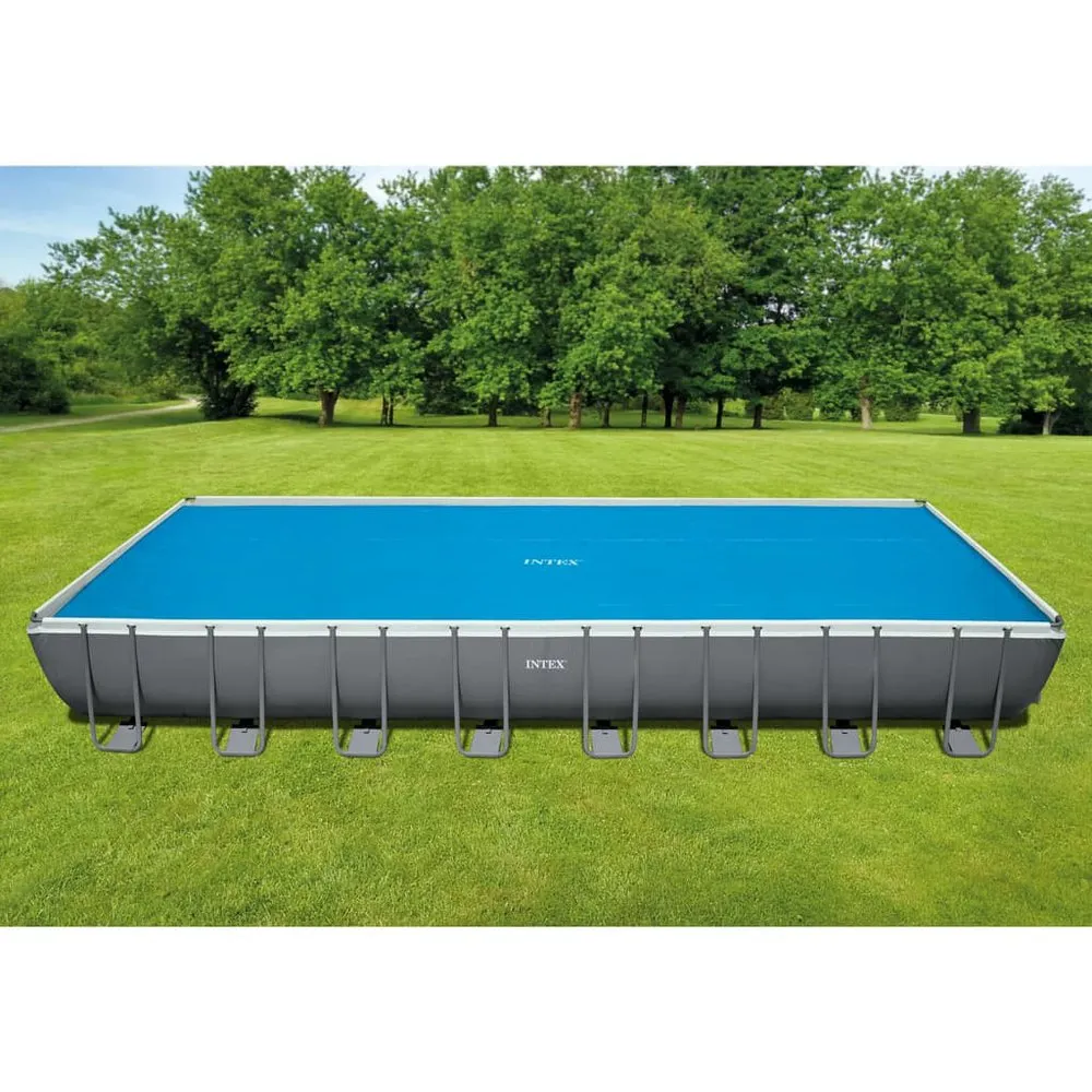 Intex Solfångaröverdrag För Pool (polyeten) 960x466 Cm unisex, Blue, One Size