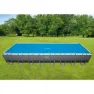 Intex Solfångaröverdrag För Pool (polyeten) 960x466 Cm unisex, Blue, One Size
