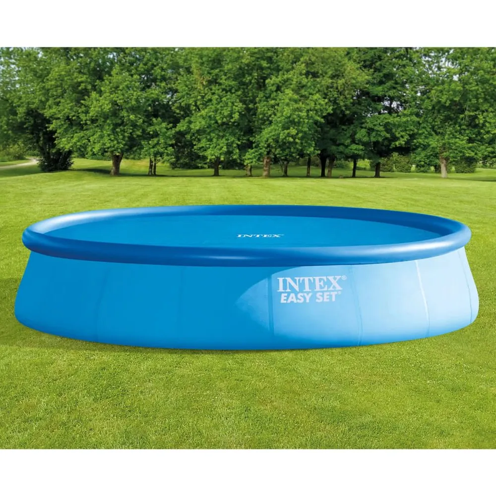 Intex Solsäkerhetsöverdrag För Pool I Polyeten 538 Cm unisex, Black, One Size