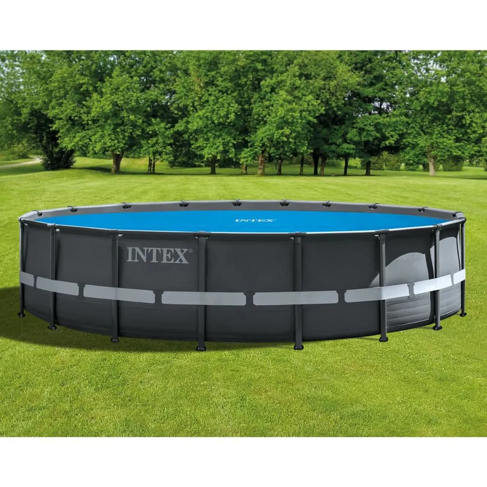 Intex Solsäkerhetsöverdrag För Pool I Polyeten 538 Cm unisex, Black, One Size