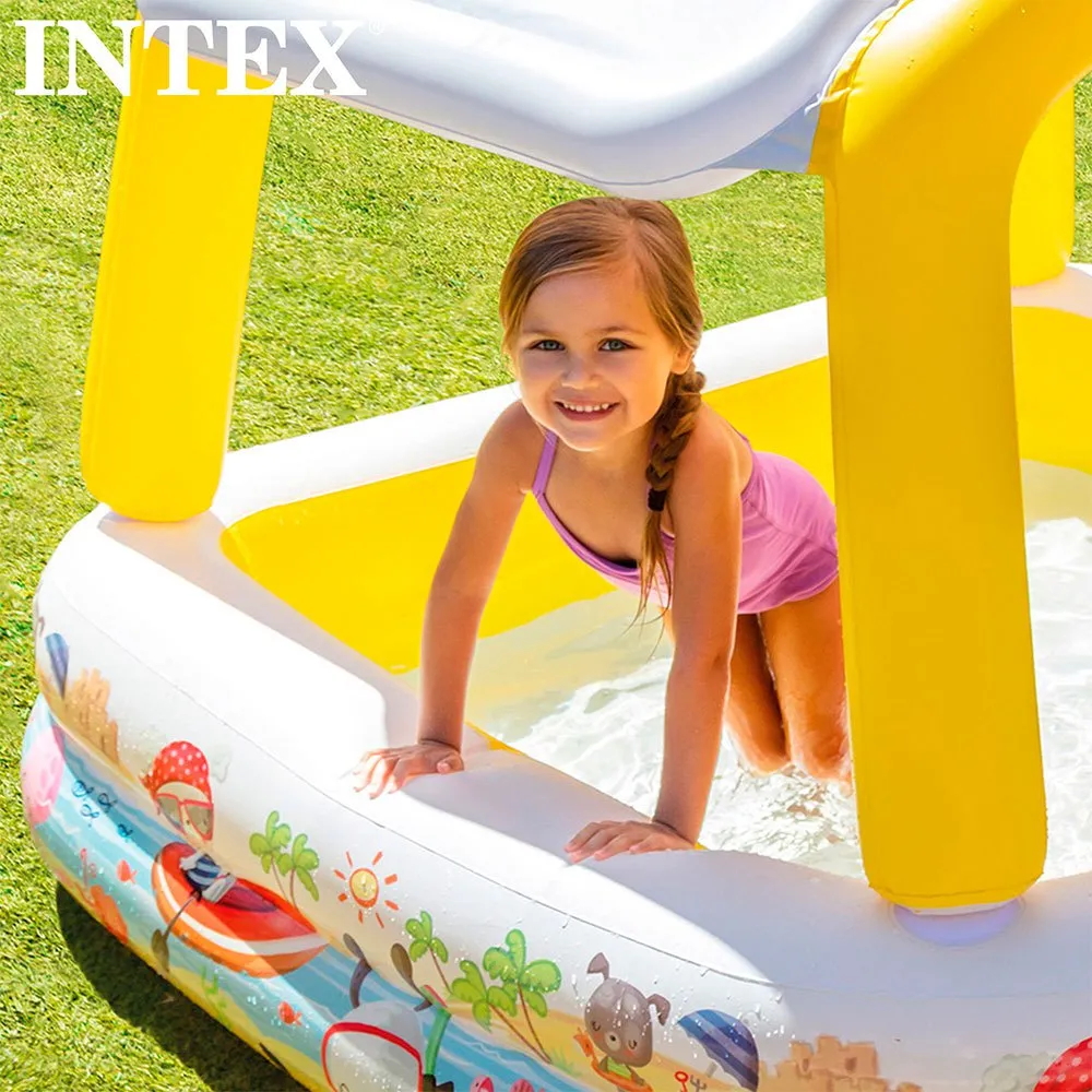 Intex Solskydd Pool unisex, White / blue / multi, 295L Intex Solskydd Pool unisex, White / blue / multi, 295L