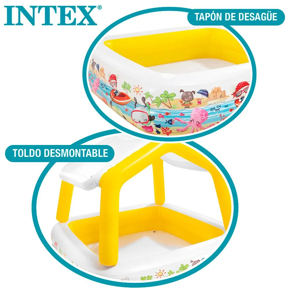 Intex Solskydd Pool unisex, White / blue / multi, 295L Intex Solskydd Pool unisex, White / blue / multi, 295L