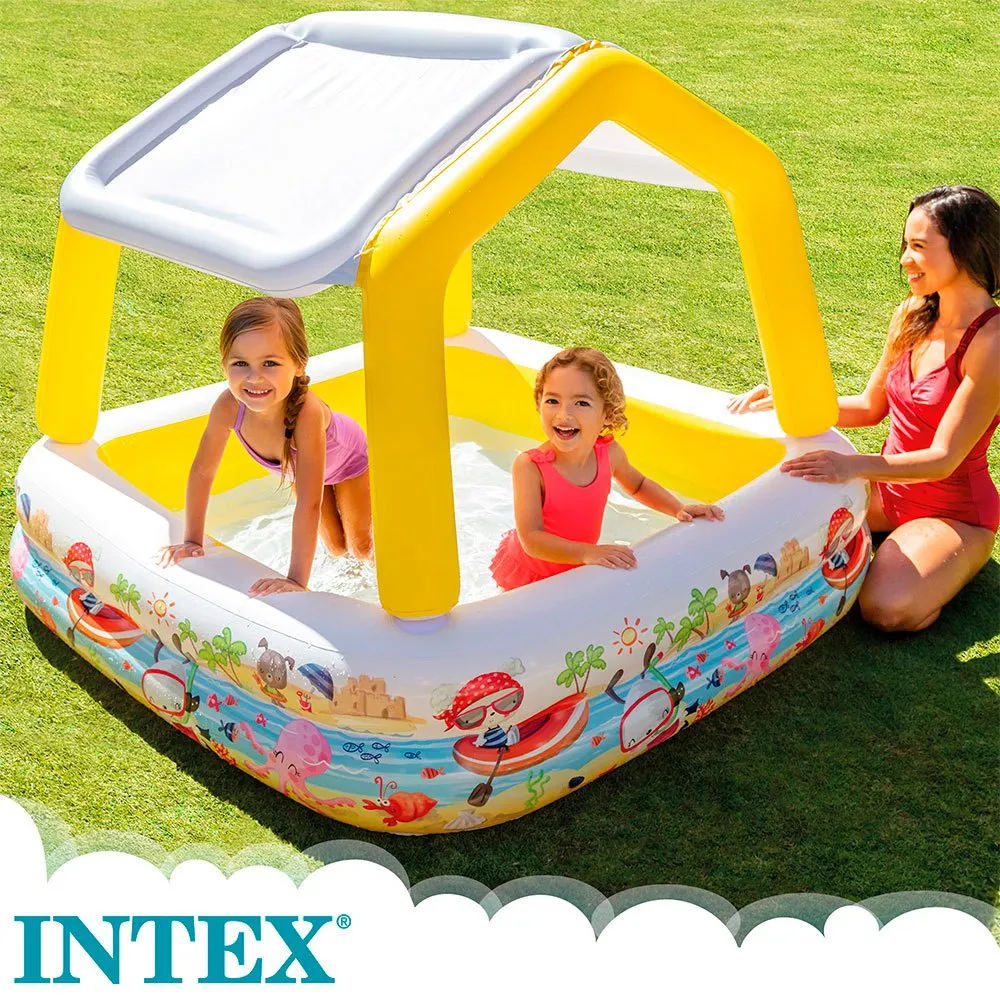 Intex Solskydd Pool unisex, White / blue / multi, 295L Intex Solskydd Pool unisex, White / blue / multi, 295L