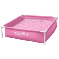 Intex Stål Ovanmarkspool Med Fyrkantig Ram 122x122x30 Cm unisex Intex Stål Ovanmarkspool Med Fyrkantig Ram 122x122x30 Cm unisex