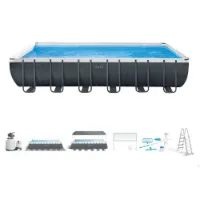 Intex Stål Ultra Xtr Rektangulär Rampool Med Klorinator 732x366x132 Cm Refurbished unisex Intex Stål Ultra Xtr Rektangulär Rampool Med Klorinator 732x366x132 Cm Refurbished unisex