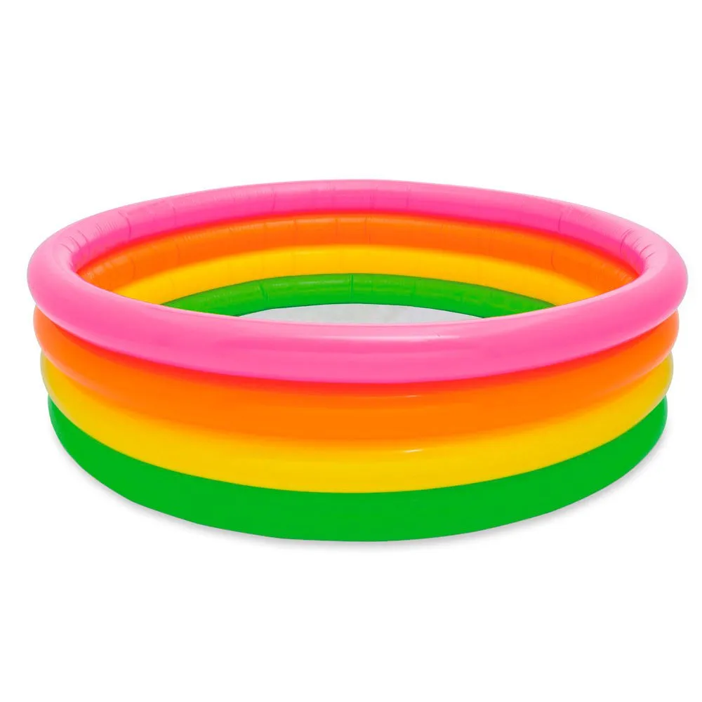 Intex Sunset 4-ringars Pool unisex, Multicolor, 617L
