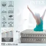 Intex Supreme Fiber-tech Dubbel Luftmadrass, Grey, 152 x 203 x 51cm