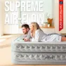 Intex Supreme Fiber-tech Dubbel Luftmadrass, Grey, 152 x 203 x 51cm