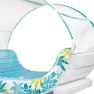 Intex Tropical Canopy Lounge Luftmadrass För Pool unisex, White / blue, 224 x 150 x 165cm