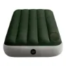Intex Tvillingcamping Med Fiber-tech-madrass, Green / grey, 76 x 191 x 25cm