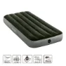 Intex Tvillingcamping Med Fiber-tech-madrass, Green / grey, 76 x 191 x 25cm
