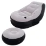 Intex Ultra Lounge-fåtölj Med Fotstöd unisex, Grey, 99 x 130 x 76cm / 64 x 28cm
