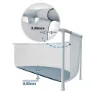 Intex Ultra Xtr 488x122 Cm Stål Rund Ovanmarkspool unisex, Grey / blue, 19156L