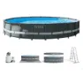 Intex Ultra Xtr 610x122 Cm Stål Rund Ovanmarkspool unisex, Grey / blue, 30079L