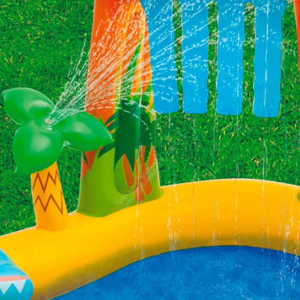 Intex Uppblåsbar Dinosaurie Lekland unisex, Multicolor, One Size Intex Uppblåsbar Dinosaurie Lekland unisex, Multicolor, One Size