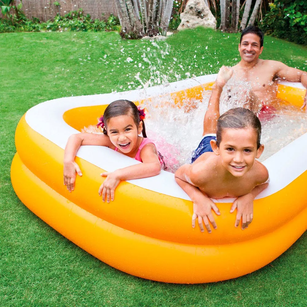 Intex Uppblåsbar Familjepool, Multicolor, One Size Intex Uppblåsbar Familjepool, Multicolor, One Size