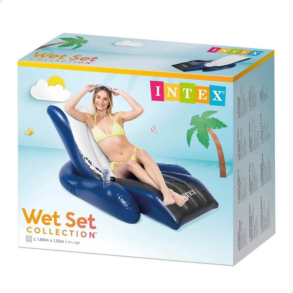 Intex Uppblåsbar Fåtölj unisex, 180 x 135cm