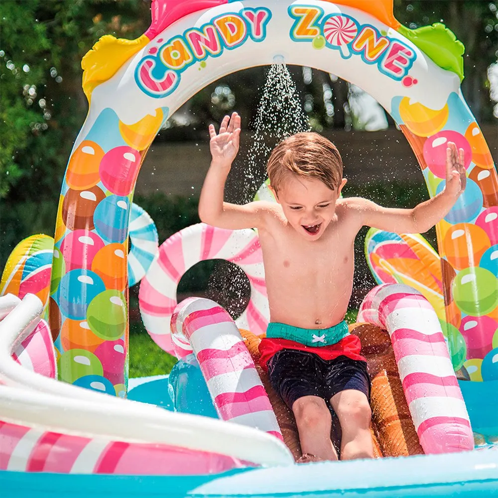 Intex Uppblåsbar Godiszon Lekcenter Pool unisex, Multicolor, 295 x 191 x 130cm