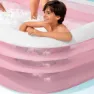 Intex Uppblåsbar Pool För Barn 305x183x56 Cm, Pink, One Size