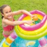 Intex Uppblåsbar Pool Med Rutschkana Och Regnbågsspel 206l 2.95x1.91x1.09 Cm, Multicolor, One Size