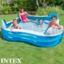 Intex Uppblåsbar Pool Med Säten unisex, White, 990L