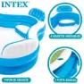 Intex Uppblåsbar Pool Med Säten unisex, White, 990L