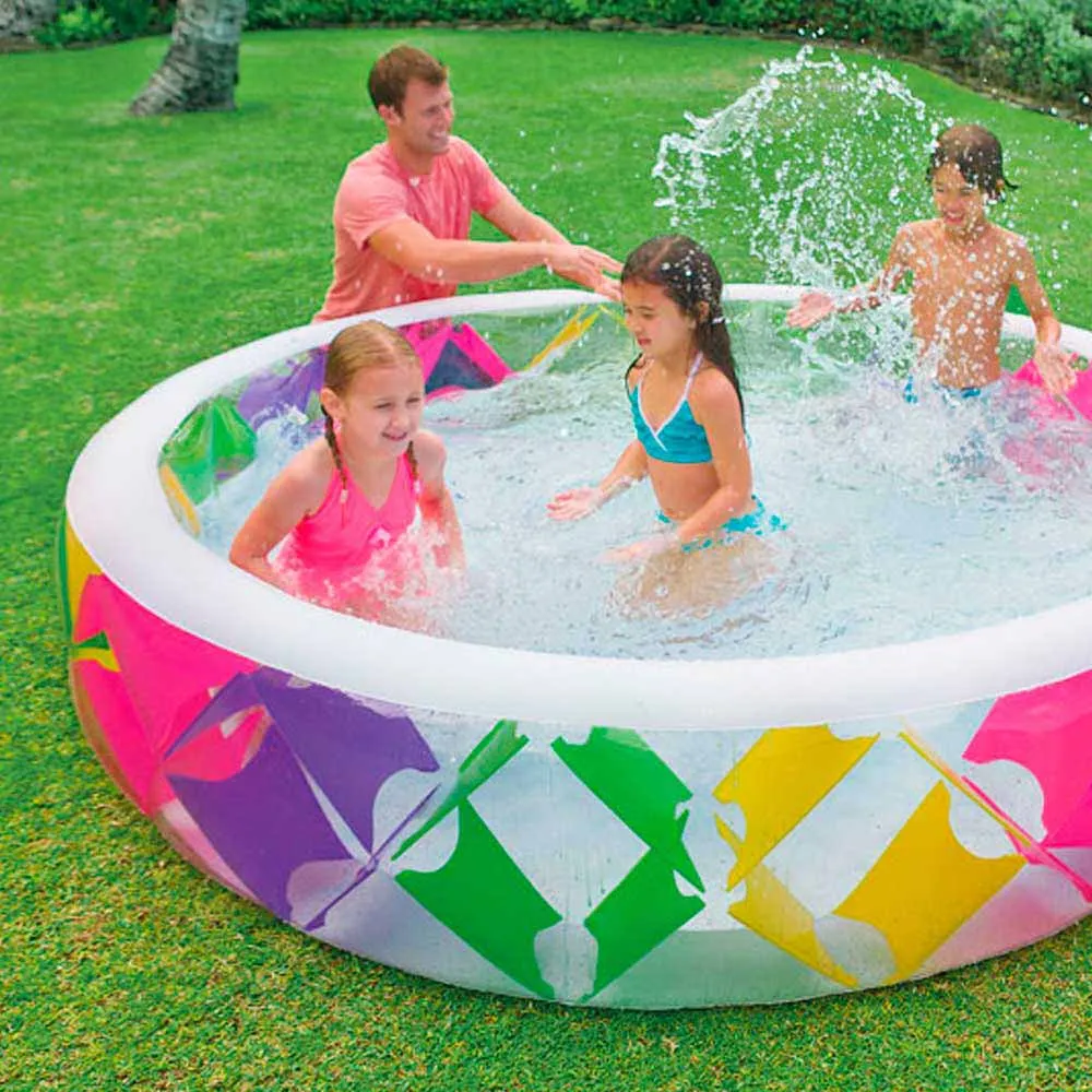 Intex Uppblåsbar Pool unisex, Multicolor, 229 x 56cm