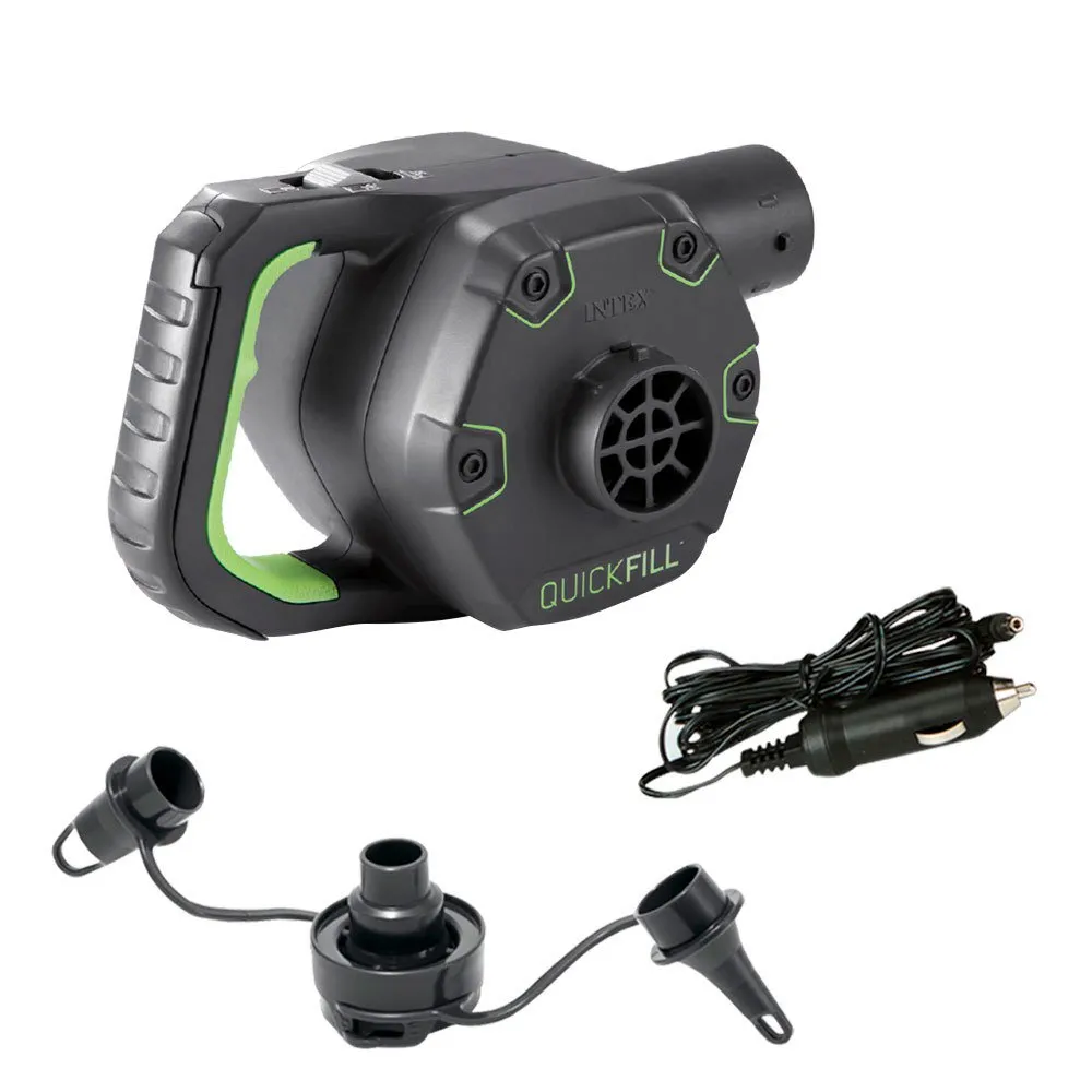 Intex Uppladdningsbar Elektrisk Luftpump Med Adapter unisex, Black, One Size Intex Uppladdningsbar Elektrisk Luftpump Med Adapter unisex, Black, One Size