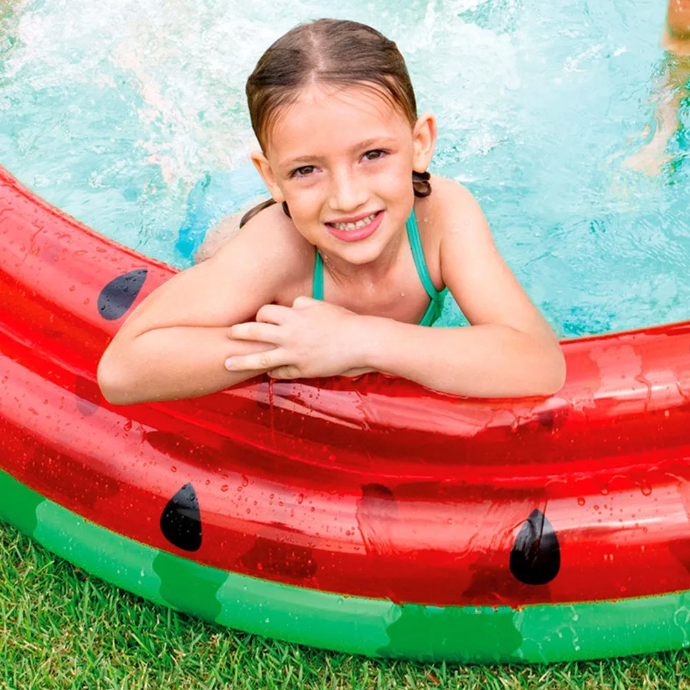 Intex Watermelon Uppblåsbar Pool unisex, Red, One Size Intex Watermelon Uppblåsbar Pool unisex, Red, One Size